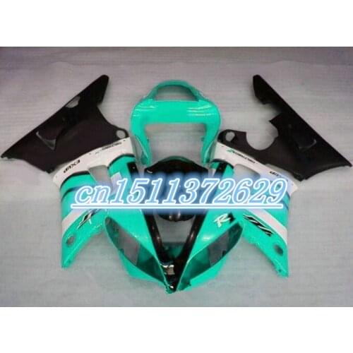 Dor-Fairing Kit for YZF R1 00-01 YZF-R1 2000-2001 YZF1000 1000 YZFR1 00 01 2000 2001 for black green white D injection