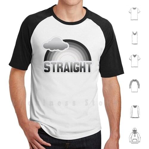 Straight Pride T Shirt DIY Cotton Big Size 6xl Straight Pride Straight Hetero Straight Flag Hetero Flag Heterosexual Flag