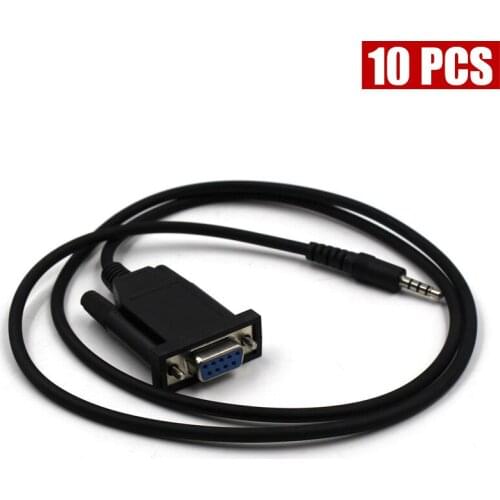 XQF 10PCS Programming Cable for Yaesu VX-10 FT-10R VX-180 VX-500 Radios