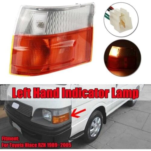 Left Led Side Marker Corner Turn Light Signal Lamp Indicator Blinker Car Lights for Toyota Hiace RZH 1989-2005 1021315