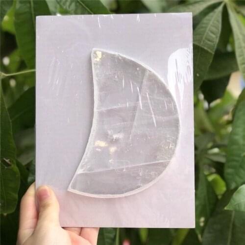Moroccan Lucency Natural Quartz Crystal Selenite Moon Series Reiki Healing Home Decor Mineral Specimen Collection