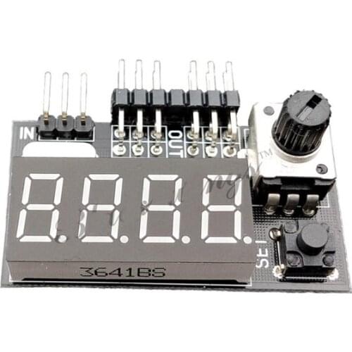 Multifunction Digital/Simulation Tester for RC Model Servo/ESC/Motor Testing Testers Module Frequency Generator DC4.8-6V