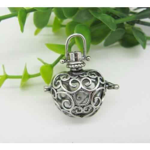 New Lucky Bag Shape DIY Locket Pendant Component Fit For 16mm Bead