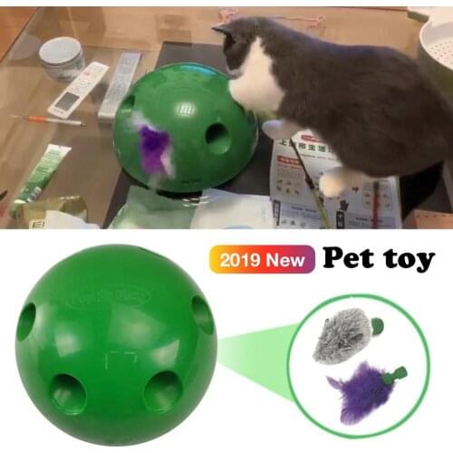 POP PLAY Cat Toy Funny Cat Interactive Toy At Scratching Device For Cat Sharpen Claw Pop Play Cat Training Toy Pet Supplies