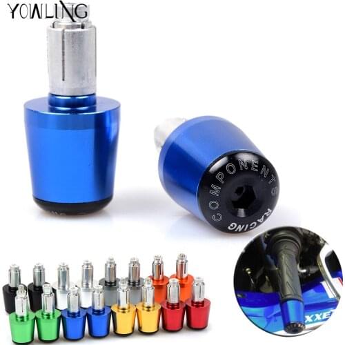 Motorcycle handlebar grips handle bar ends 7/8"22mm hand cap For SUZUKI GSXR 600/750/1000 GSXR600 GSXR750 GSXR1000 2003-2017