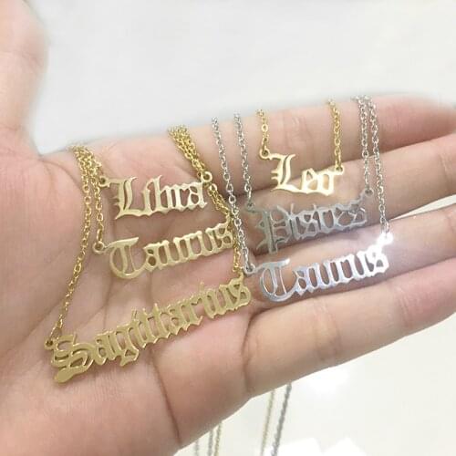 Sasusp Women's Pendants Zodiac Signs
