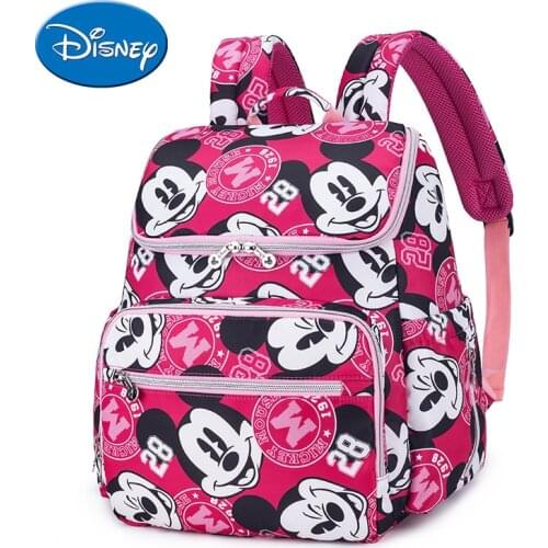 Disney mickey diaper bag mummy bag fashion trend mickey minnie mom bag backpack large capacity travel baby diaper bag handbag