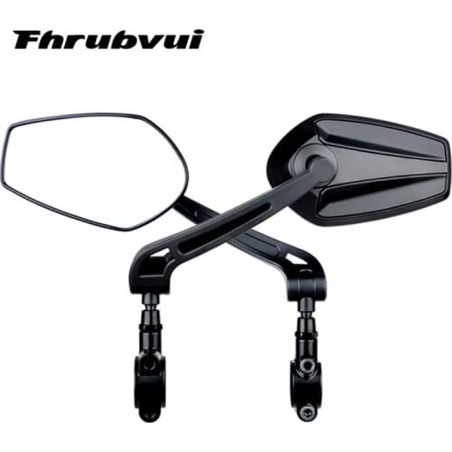 Bicycle Handlebar Reflector Rear View Mirror Mountain Bike Electrical Bike HD Wide-Range Adjustable Angles Mirror