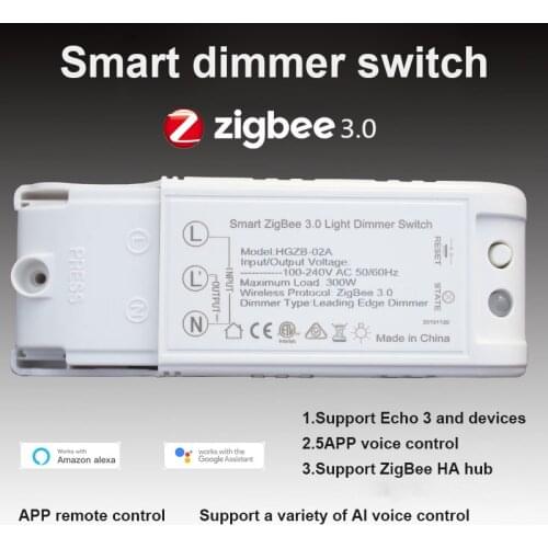 1/3/5PCS PTuya Zigbee Dimmer Smart Switch Module Controller Remote Control Smart Light Switch Relay Google Assistant Alexa Echo