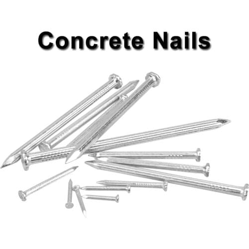 30-200pcs Hardened Flat Head Tiling Concrete Steel Nails