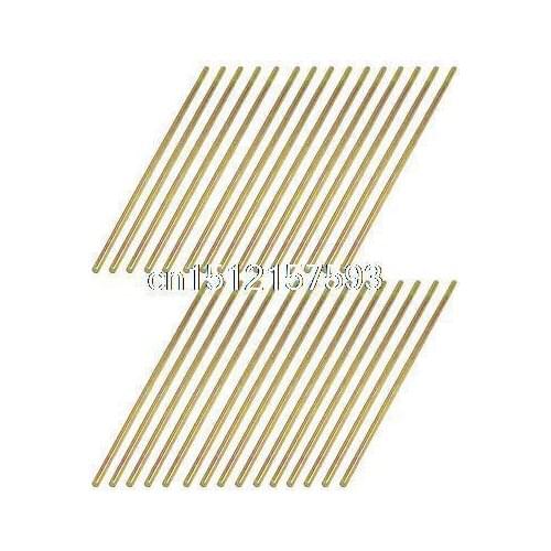 30Pcs Spare Part 1.4mm Dia 74mm Length Straight Shaft Round Rod for Toy Car