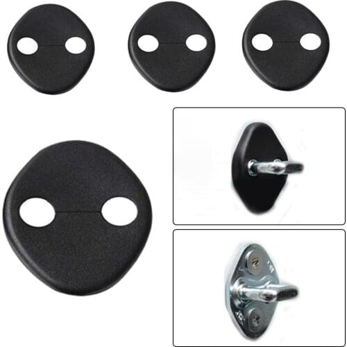 For Hyundai IX35 IX45 Elantra For Avante MD YF Sonata Sportage R I30 Car Door Lock Protecting Decoration Cover 4pcs Car Styling