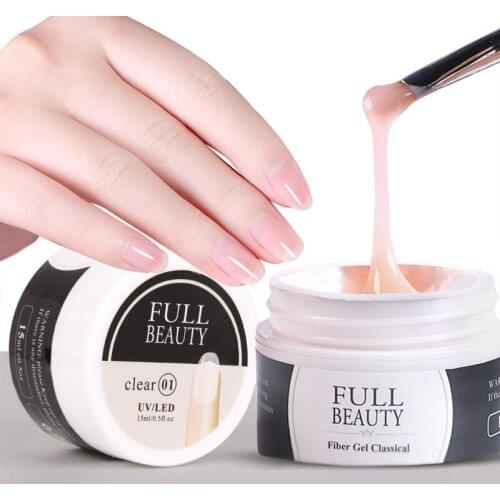 Acrylic Gel for Nail Extension Tips Quick Building UV Buildering Gel Repair Broken Finger Prolong Form Manicure Tools 15ml