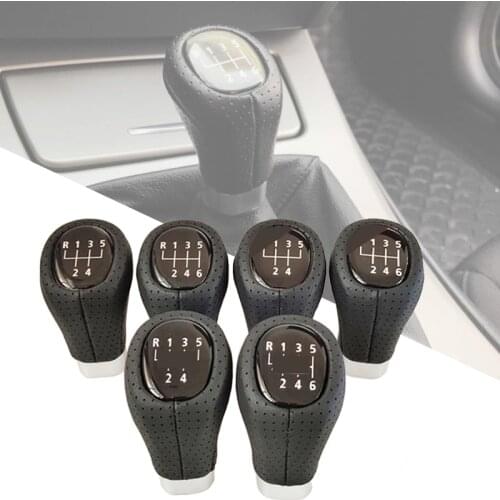 Car Shifter Knob Handball PU Leather Gear Knob MT FOR BMW 1 3 5 6 Series E30 E32 E34 E36 E38 E39 E46 E53 E60 E63 E84 E87 E90 E91