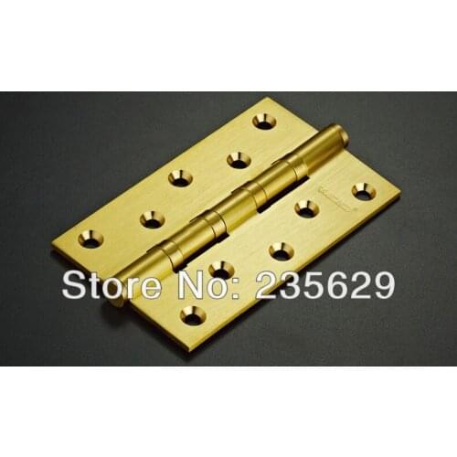Free Shipping, 6 pcs High Quality brass ball bearing hinge Hinges, 5inch, 3mm thickness, Low Noise, smooth and quite