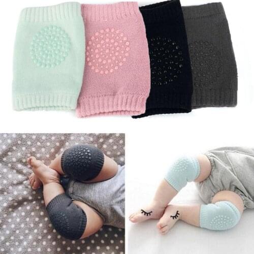 Baby Kids Knee Pads Crawling Anti - Slip Safety here Support as legs Warm Pair Knitted pad soft and comfortable baby socks