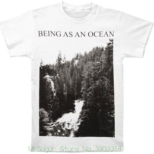 Being As An Ocean MenS Mountains T-Shirt White Mans Unique Cotton Short Sleeves O-Neck T Shirt
