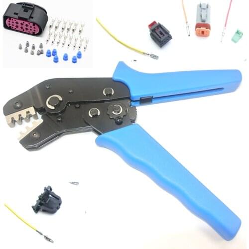 ECU Terminal crimping tool BARREL CRIMPER OPEN BARREL Automotive AUX switch for 000979009E 00097912E Audi Skoda DELPHI DJ623