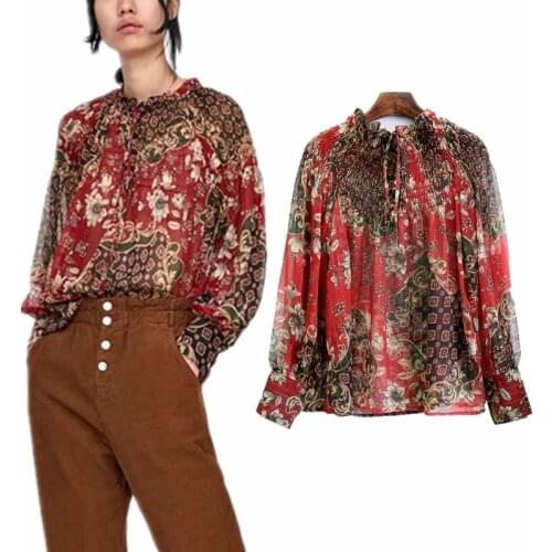 JennyandDave Womens Chiffon Blouses