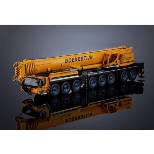 Collectible Toy Gift IMC 1:87 Scale Boekestijn LTM 1450-8.1 Mobile Crane Engineering Machinery Diecast Toy Model For Decoration