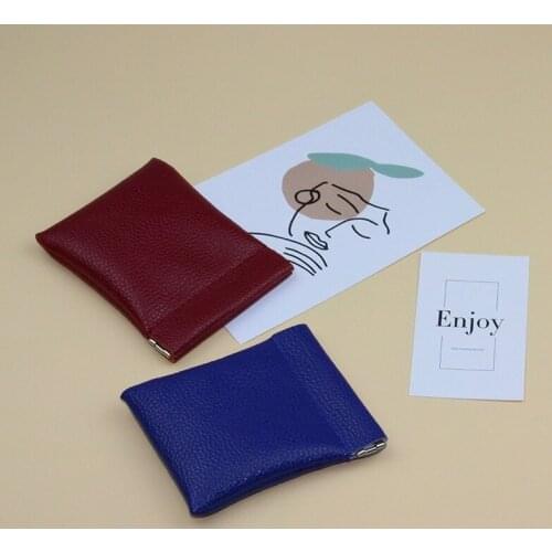 1 piece mini coin purse men women girls fashion PU coin purse lipstick keychain coin earphone portable money bag pocket
