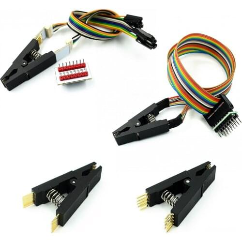 Update version SOIC16 SOP16 Test Clip For EEPROM 93CXX / 25CXX / 24CXX in-circuit programming