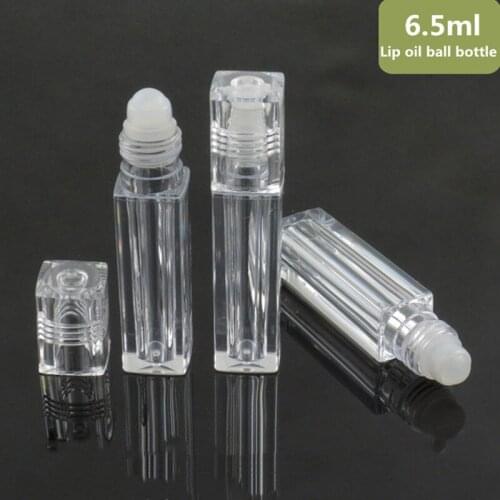 Wholesale 6.5ML Empty lipgloss roll on bottles lip balm containers eye cream bottles lip gloss tubes makeup refillable tubes