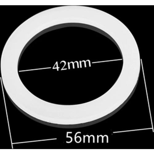 DN50 Silicone Washer Flat Sealing Inuslation Gasket Spacer Downspout Downpipe Faucet OD55mm ID42mm 55mm x 42mm x 3mm