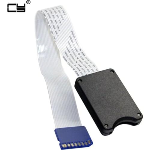 Standard SD SDHC Memory Card Kit Male to SD Female Extension Soft Flat FPC Cable Extender 25cm