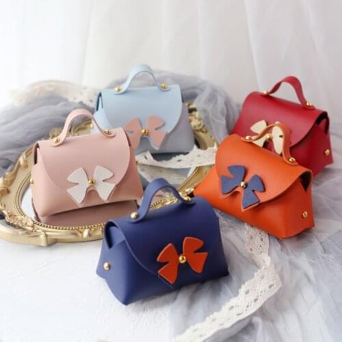 Wedding Mini Handbag Gift Bags Packaging Baby Shower Cake Chocolate Bags Cosmetic Lipstick Perfume Business Packaging Bag