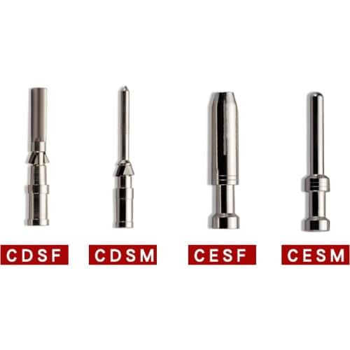 50PCS Heavy-duty connector cold-pressed pin jack rectangular connector aviation plug CDSM/CDSF/CESM/CESF