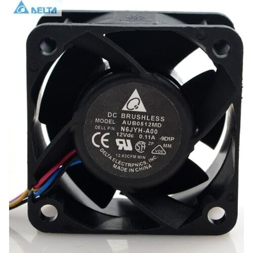 For delta AUB0512MD 5020 DC 12V 0.11A N6JYH-A00 inverter server cooling fan