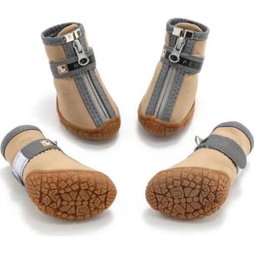 Waterproof Warm Snow Boots Multifunctional Shockproof Wear-Resistance Anti-Slip Shoes For Dog Cat Pet Autumn Winter