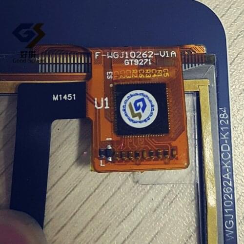 Black White P/N F-WGJ110187-V2 F-WGJ10262-V1A GT9271 Capacitive touch screen panel repair replacement spare parts