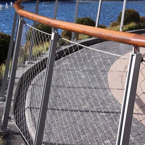 Factory Price Flexible Stainless Steel Wire Rope Mesh Cable Webnet For Balustrade Or Railing