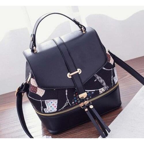 Free shipping hot sale new style fashion backpack high quality pu leather Travel Shoulder Bag womens Small School Backpack