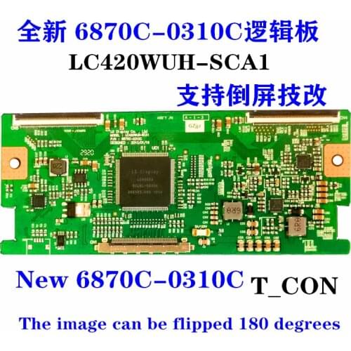 Free Shipping Good Test T-CON board for 6870C-0310C 6870C-0310B 6870C-0310A screen LC420WUN-SCA1 LC470WUN