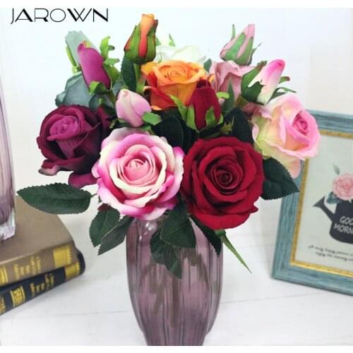 Recommend the French rose simulation flower wholesale wedding household adornment flowers arts and crafts