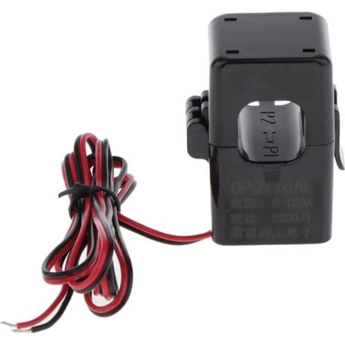 Electric AC Current Sensor Split Core Transformer for 0-100A Energy Meter