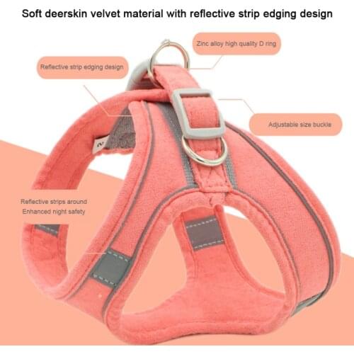 Pet Chest Harness Dog Harness Vest Reflective And Breathable Dog Leash Puppy Soft Pet Harness Cats Pet shop Puppy Chest Strap