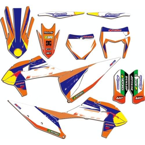 Decal for KTM XC XCF EXC 2020 Sticker for KTM SX SXF 2019 2020 125 150 250 350 450 Team Background Fairing Graphics Kit DECO