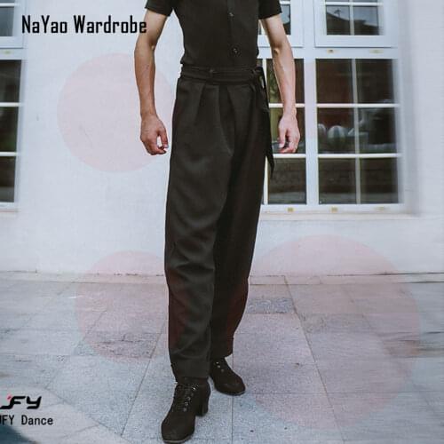 Latin Dance Dress Women and Man Latin Dance Pants for Ballroom Samba Tango Chacha Dancing Performamnce T066