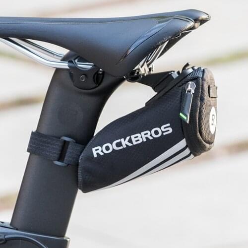 ROCKBROS Saddle Bag Tail Seatpost Nylon Bicycle Bag Bike Bag Portable Reflective MTB Road Bike Bag Panniers Bicycle Accessories