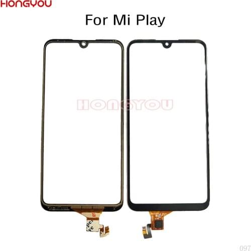 Touch Screen Sensor LCD Display Digitizer Front Outer Glass Front Panel 5.84" For Xiaomi Mi Play