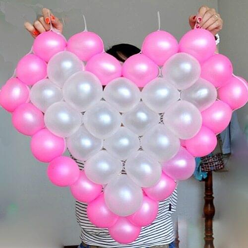 Heart Shape Mesh Model 38 Grids Net Frame Balloon Holder Wedding Car Decor
