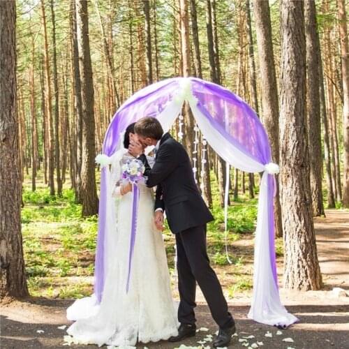 Wedding Arch Drapping Fabric 600cm x 73cm Chiffon Fabric Curtains Drapery Ceremony Reception Swag Wedding Decoration Romantic