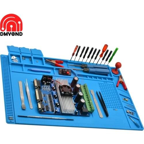 ESD Heat Insulation Working Mat Heat-resistant BGA Soldering Station Repair Insulation Pad Silicone Pad Maintenance Platform
