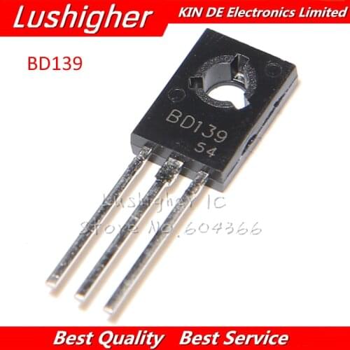 10pcs BD139 TO126 TO-126 PNP 1.5A Triode Transistor
