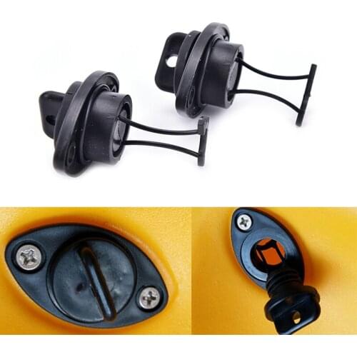 2pcs/set Universal Drain Plug Kit Plugs Bung For Dinghy Kayak Canoes Boat