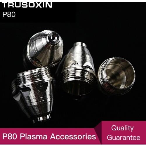 20pcs P80 cutting tools Consumables Tips 80A 100A Air Plasma Cutter CUT80 CUT100 and WSM Welding Machine